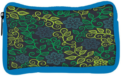 

Snoogg Eco Friendly Canvas A Seamless Leaf Pattern Student Pen Pencil Case Coin Purse Pouch Cosmetic Makeup Bag (BLUE) Pouch(Multicolor)
