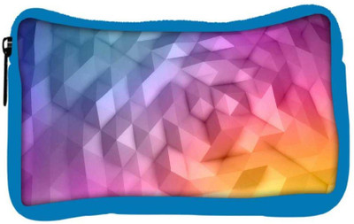 

Snoogg Eco Friendly Canvas Abstract Multicoor Pattern Designer Student Pen Pencil Case Coin Purse Pouch Cosmetic Makeup Bag (BLUE) Pouch(Multicolor)