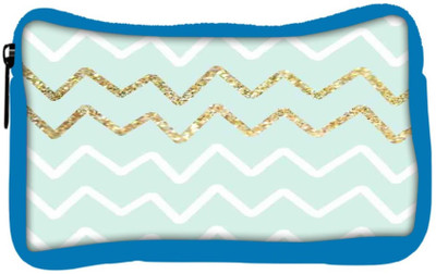 

Snoogg Eco Friendly Canvas Chevron Blue Student Pen Pencil Case Coin Purse Pouch Cosmetic Makeup Bag (BLUE) Pouch(Multicolor)