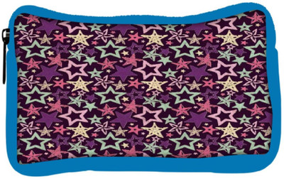 

Snoogg Eco Friendly Canvas Star Pattern Purple Student Pen Pencil Case Coin Purse Pouch Cosmetic Makeup Bag (BLUE) Pouch(Multicolor)