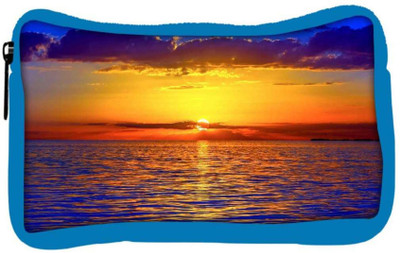 

Snoogg Eco Friendly Canvas Sunset Over Ocean Designer Student Pen Pencil Case Coin Purse Pouch Cosmetic Makeup Bag (BLUE) Pouch(Multicolor)
