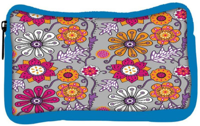 

Snoogg Eco Friendly Canvas Seamless Texture With Flowers And Butterflies Endless Floral Pattern Student Pen Pencil Case Coin Purse Pouch Cosmetic Makeup Bag (BLUE) Pouch(Multicolor)