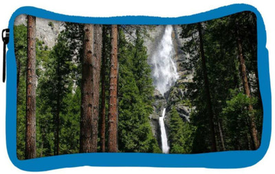 

Snoogg Eco Friendly Canvas Waterfall In Forest Designer Student Pen Pencil Case Coin Purse Pouch Cosmetic Makeup Bag (BLUE) Pouch(Multicolor)