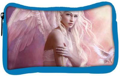 

Snoogg Eco Friendly Canvas Fantasy Girl Angel Designer Student Pen Pencil Case Coin Purse Pouch Cosmetic Makeup Bag (BLUE) Pouch(Multicolor)