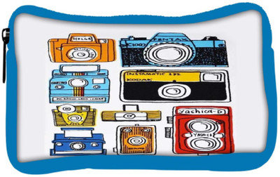 

Snoogg Eco Friendly Canvas Multi Camera Cartoon Student Pen Pencil Case Coin Purse Pouch Cosmetic Makeup Bag (BLUE) Pouch(Multicolor)