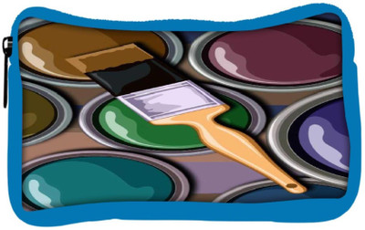 

Snoogg Eco Friendly Canvas Oil Painter 2452 Student Pen Pencil Case Coin Purse Pouch Cosmetic Makeup Bag (BLUE) Pouch(Multicolor)