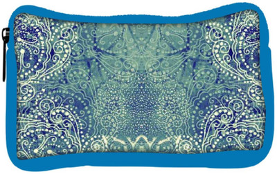 

Snoogg Eco Friendly Canvas Paisley Formation Student Pen Pencil Case Coin Purse Pouch Cosmetic Makeup Bag (BLUE) Pouch(Multicolor)