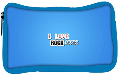 

Snoogg Eco Friendly Canvas I Love Rock Music Designer Student Pen Pencil Case Coin Purse Pouch Cosmetic Makeup Bag (BLUE) Pouch(Multicolor)