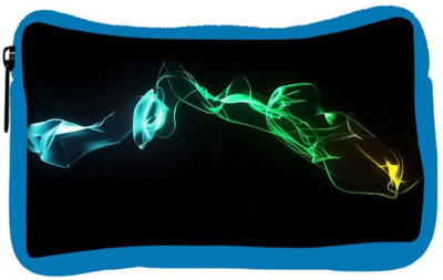 

Snoogg Eco Friendly Canvas Abstract Smoke Designer Student Pen Pencil Case Coin Purse Pouch Cosmetic Makeup Bag (BLUE) Pouch(Multicolor)