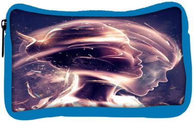 

Snoogg Eco Friendly Canvas In Motion Student Pen Pencil Case Coin Purse Pouch Cosmetic Makeup Bag (BLUE) Pouch(Multicolor)