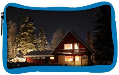 

Snoogg Eco Friendly Canvas Road Way At Night Designer Student Pen Pencil Case Coin Purse Pouch Cosmetic Makeup Bag (BLUE) Pouch(Multicolor)