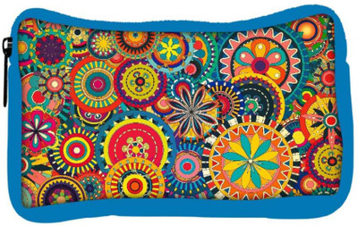 

Snoogg Eco Friendly Canvas Formas Florales Designer Student Pen Pencil Case Coin Purse Pouch Cosmetic Makeup Bag (BLUE) Pouch(Multicolor)