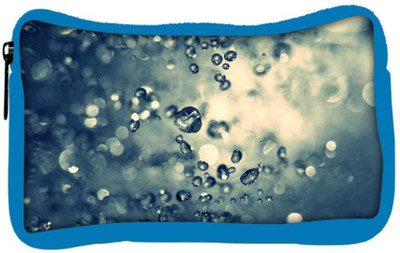 

Snoogg Eco Friendly Canvas Water Drops Designer Student Pen Pencil Case Coin Purse Pouch Cosmetic Makeup Bag (BLUE) Pouch(Multicolor)