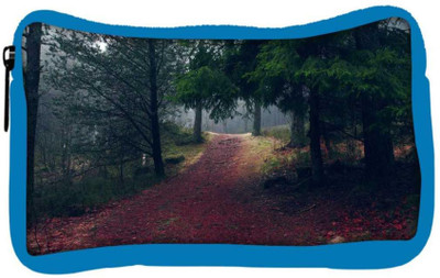 

Snoogg Eco Friendly Canvas Red Road Forest Designer Student Pen Pencil Case Coin Purse Pouch Cosmetic Makeup Bag (BLUE) Pouch(Multicolor)