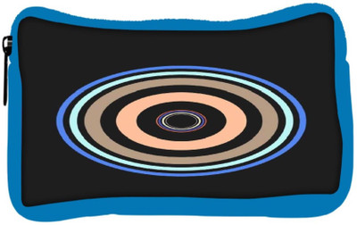 

Snoogg Eco Friendly Canvas Push Target 2460 Student Pen Pencil Case Coin Purse Pouch Cosmetic Makeup Bag (BLUE) Pouch(Multicolor)