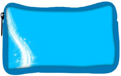 

Snoogg Eco Friendly Canvas Sprakling Strip From The Side Designer Student Pen Pencil Case Coin Purse Pouch Cosmetic Makeup Bag (BLUE) Pouch(Multicolor)
