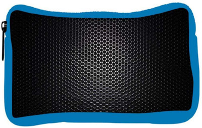 

Snoogg Eco Friendly Canvas Black Spots Designer Student Pen Pencil Case Coin Purse Pouch Cosmetic Makeup Bag (BLUE) Pouch(Multicolor)