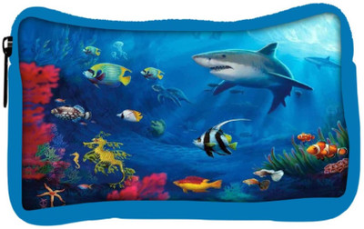 

Snoogg Eco Friendly Canvas Underwater Life 2727 Student Pen Pencil Case Coin Purse Pouch Cosmetic Makeup Bag (BLUE) Pouch(Multicolor)