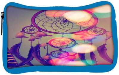 

Snoogg Eco Friendly Canvas Dream Catcher Digital Student Pen Pencil Case Coin Purse Pouch Cosmetic Makeup Bag (BLUE) Pouch(Multicolor)