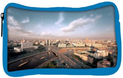 

Snoogg Eco Friendly Canvas Lake And City Designer Student Pen Pencil Case Coin Purse Pouch Cosmetic Makeup Bag (BLUE) Pouch(Multicolor)