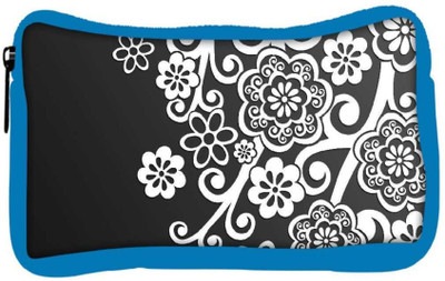 

Snoogg Eco Friendly Canvas White Floral Pattern Designer Student Pen Pencil Case Coin Purse Pouch Cosmetic Makeup Bag (BLUE) Pouch(Multicolor)