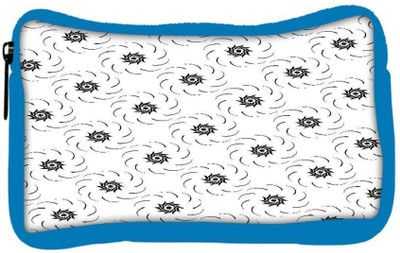 

Snoogg Eco Friendly Canvas Flowing Chakra Pattern Designer Student Pen Pencil Case Coin Purse Pouch Cosmetic Makeup Bag (BLUE) Pouch(Multicolor)