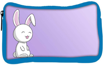 

Snoogg Eco Friendly Canvas Easter Bunny Designer Student Pen Pencil Case Coin Purse Pouch Cosmetic Makeup Bag (BLUE) Pouch(Multicolor)
