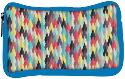 

Snoogg Eco Friendly Canvas Aztec Pattern Digital Ray Student Pen Pencil Case Coin Purse Pouch Cosmetic Makeup Bag (BLUE) Pouch(Multicolor)