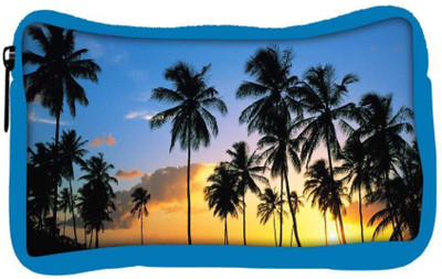 

Snoogg Eco Friendly Canvas Coconuts Trees Designer Student Pen Pencil Case Coin Purse Pouch Cosmetic Makeup Bag (BLUE) Pouch(Multicolor)