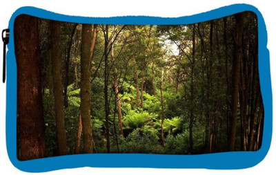 

Snoogg Eco Friendly Canvas Dense Forest Designer Student Pen Pencil Case Coin Purse Pouch Cosmetic Makeup Bag (BLUE) Pouch(Multicolor)