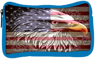 

Snoogg Eco Friendly Canvas 4Th Of July Vector Illustration Student Pen Pencil Case Coin Purse Pouch Cosmetic Makeup Bag (BLUE) Pouch(Multicolor)