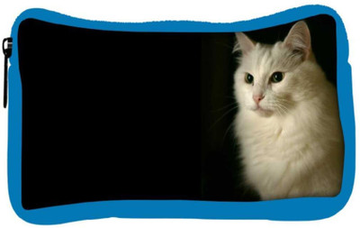 

Snoogg Eco Friendly Canvas Persian Cat Designer Student Pen Pencil Case Coin Purse Pouch Cosmetic Makeup Bag (BLUE) Pouch(Multicolor)