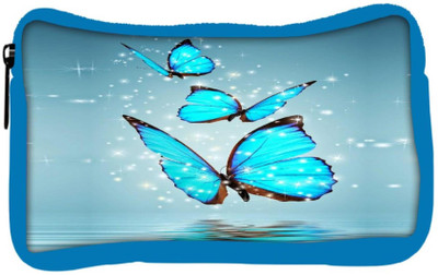

Snoogg Eco Friendly Canvas Blue Butterfly Digital Student Pen Pencil Case Coin Purse Pouch Cosmetic Makeup Bag (BLUE) Pouch(Multicolor)