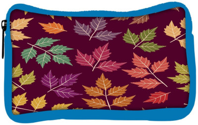 

Snoogg Eco Friendly Canvas A Seamless Pattern With Leaf Student Pen Pencil Case Coin Purse Pouch Cosmetic Makeup Bag (BLUE) Pouch(Multicolor)