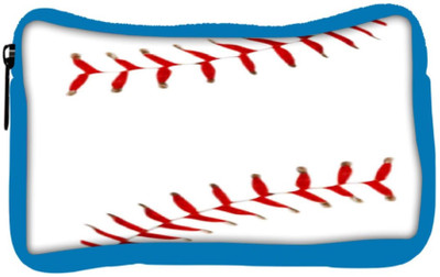 

Snoogg Eco Friendly Canvas Baseball Student Pen Pencil Case Coin Purse Pouch Cosmetic Makeup Bag (BLUE) Pouch(Multicolor)