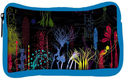 

Snoogg Eco Friendly Canvas Paint Splash Designer Student Pen Pencil Case Coin Purse Pouch Cosmetic Makeup Bag (BLUE) Pouch(Multicolor)