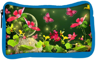 

Snoogg Eco Friendly Canvas Fireflies And Butterflies 2629 Student Pen Pencil Case Coin Purse Pouch Cosmetic Makeup Bag (BLUE) Pouch(Multicolor)