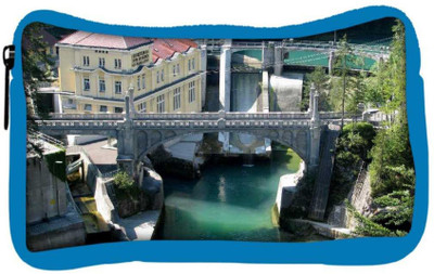 

Snoogg Eco Friendly Canvas Lake View Houses Designer Student Pen Pencil Case Coin Purse Pouch Cosmetic Makeup Bag (BLUE) Pouch(Multicolor)