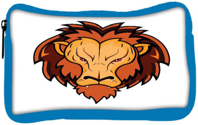 

Snoogg Eco Friendly Canvas Lion Mascot Student Pen Pencil Case Coin Purse Pouch Cosmetic Makeup Bag (BLUE) Pouch(Multicolor)