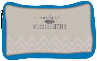 

Snoogg Eco Friendly Canvas Imagine The Possibilites Student Pen Pencil Case Coin Purse Pouch Cosmetic Makeup Bag (BLUE) Pouch(Multicolor)