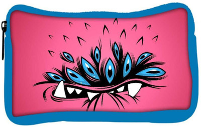 

Snoogg Eco Friendly Canvas Van Beater Face Designer Student Pen Pencil Case Coin Purse Pouch Cosmetic Makeup Bag (BLUE) Pouch(Multicolor)
