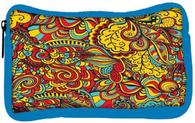 

Snoogg Eco Friendly Canvas Vector Seamless Texture With Abstract Flowers Endless Background Ethnic Sea Student Pen Pencil Case Coin Purse Pouch Cosmetic Makeup Bag (BLUE) Pouch(Multicolor)