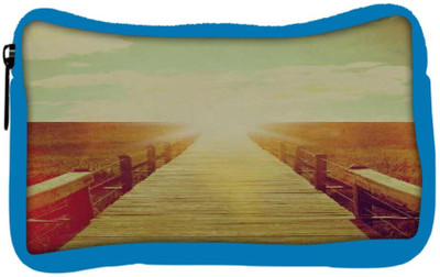 

Snoogg Eco Friendly Canvas Road To Infinity Student Pen Pencil Case Coin Purse Pouch Cosmetic Makeup Bag (BLUE) Pouch(Multicolor)
