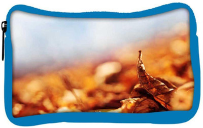 

Snoogg Eco Friendly Canvas Leaf About To Fall Designer Student Pen Pencil Case Coin Purse Pouch Cosmetic Makeup Bag (BLUE) Pouch(Multicolor)