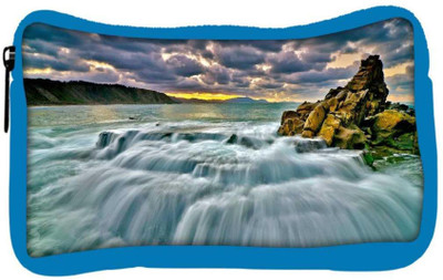 

Snoogg Eco Friendly Canvas Waterfall Nature Designer Student Pen Pencil Case Coin Purse Pouch Cosmetic Makeup Bag (BLUE) Pouch(Multicolor)