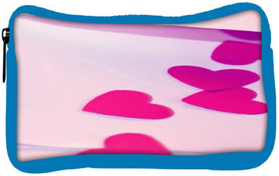 

Snoogg Eco Friendly Canvas Pink Heart Student Pen Pencil Case Coin Purse Pouch Cosmetic Makeup Bag (BLUE) Pouch(Multicolor)