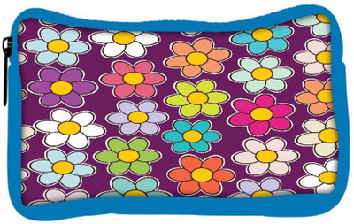 

Snoogg Eco Friendly Canvas Seamless Floral Pattern Flowers Texture Daisy Student Pen Pencil Case Coin Purse Pouch Cosmetic Makeup Bag (BLUE) Pouch(Multicolor)