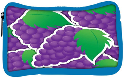 

Snoogg Eco Friendly Canvas Purple Grape Sticker Background Card In Vector Format Student Pen Pencil Case Coin Purse Pouch Cosmetic Makeup Bag (BLUE) Pouch(Multicolor)