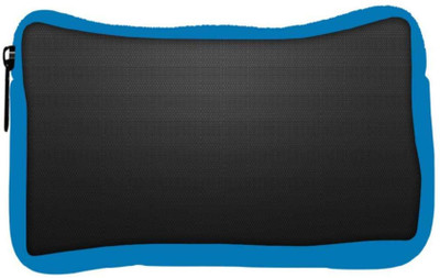 

Snoogg Eco Friendly Canvas Plain Black Wall Designer Student Pen Pencil Case Coin Purse Pouch Cosmetic Makeup Bag (BLUE) Pouch(Multicolor)