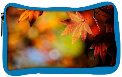 

Snoogg Eco Friendly Canvas Autumn Leaves In Trees Designer Student Pen Pencil Case Coin Purse Pouch Cosmetic Makeup Bag (BLUE) Pouch(Multicolor)